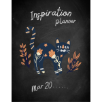 Undated Inspiration planner a digital planner series for Goodnotes