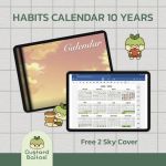Habits Calendar 10 Years
