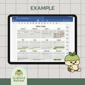Habits Calendar 10 Years