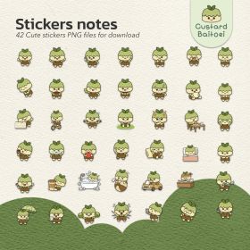 Stickers Dairy CustardBaitoei
