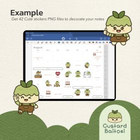 Stickers Dairy CustardBaitoei