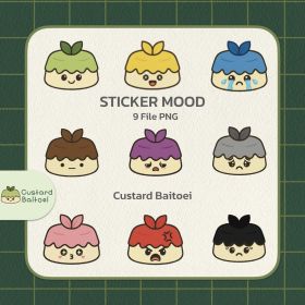 Stickers Mood CustardBaitoei Ver.2