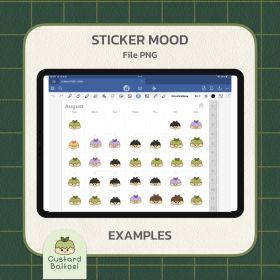 Stickers Mood CustardBaitoei Ver.2