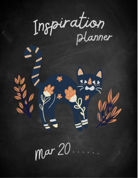 Undated Inspiration planner a digital planner series for Goodnotes