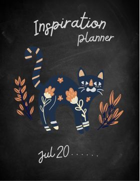 Undated Inspiration planner a digital planner series for Goodnotes