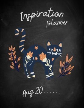 Undated Inspiration planner a digital planner series for Goodnotes