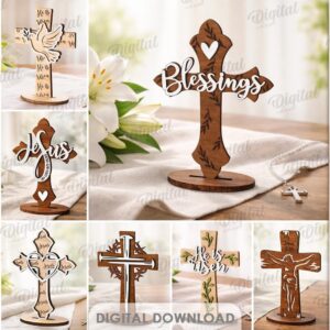 10 Christian Cross SVG Bundle