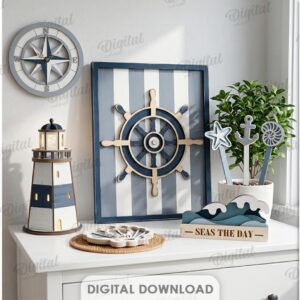 10 Nautical Laser Cut SVG Bundle